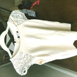 Jcrew off white dress